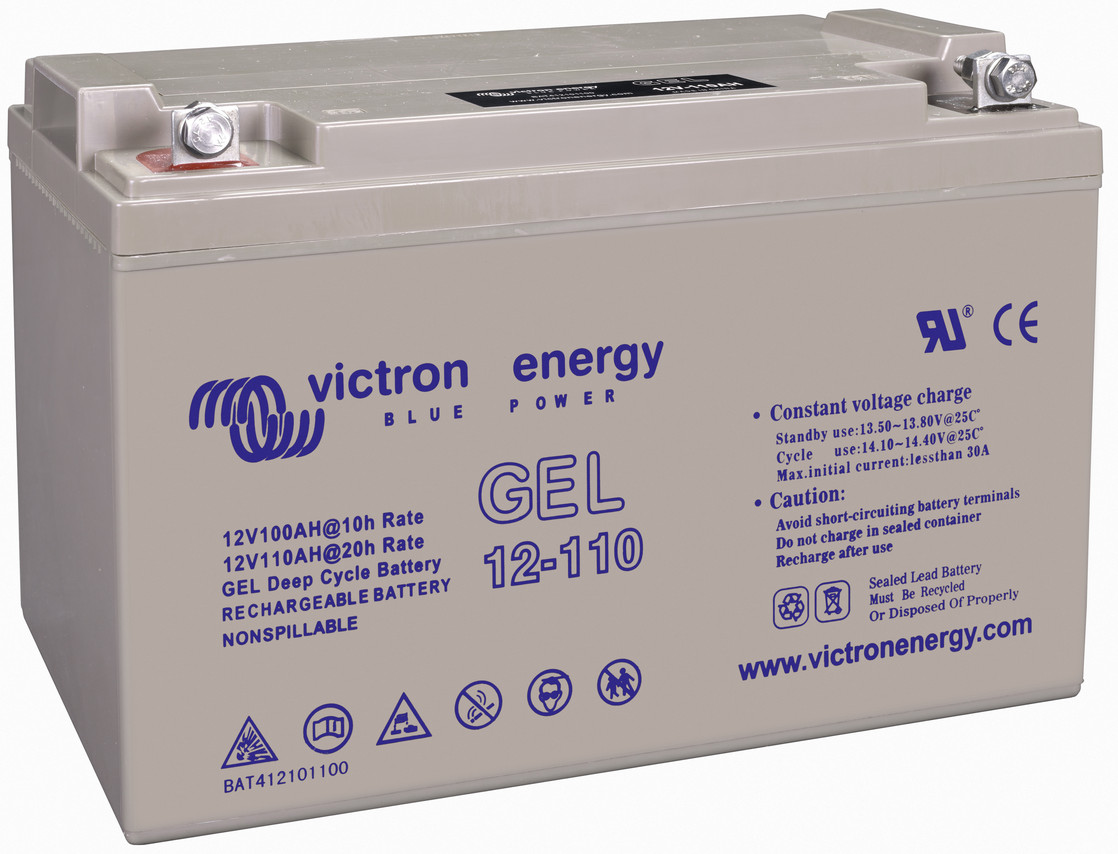 Batterie 110Ah 12V GEL Deep Cycle Victron Energy Photovoltaïque Nautique